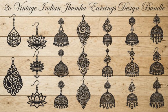 20 Vintage Indian Jhumka Earrings Design