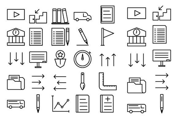 Education School Study Graphics for Modern Content
