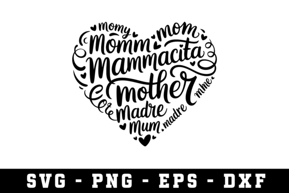 Momm Mammacita Mother Svg Graphic for Crafts