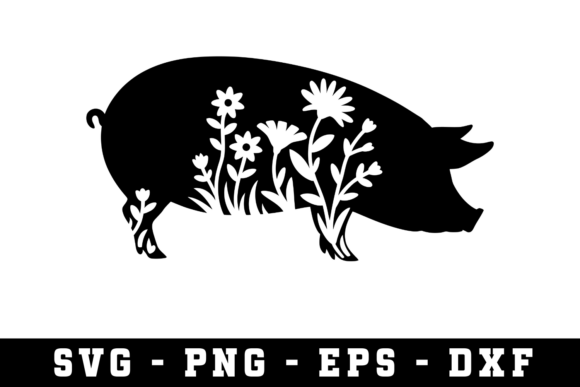 Pig Farming SVG Graphics for Crafts