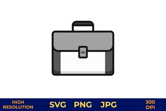 Professional Briefcase Graphic for Modern Branding