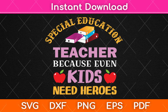 Special Education Teacher Because Even Graphics for Crafts