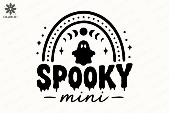 Spooky Mini Svg: A Graphic Asset for Halloween Crafts