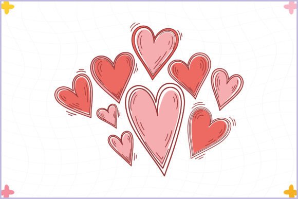 Valentines Hearts Clipart Vector PNG SVG: Graphics & Illustrations